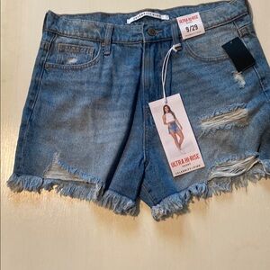 Celebrity Pink Women's Blue Denim Shorts